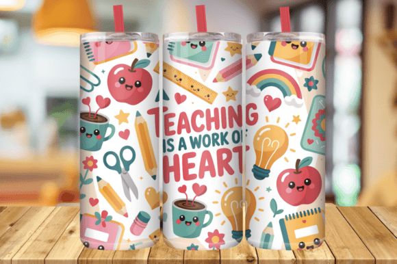 Download Teacher Tumbler Wraps Sublimation Png - Sublimation png Collection