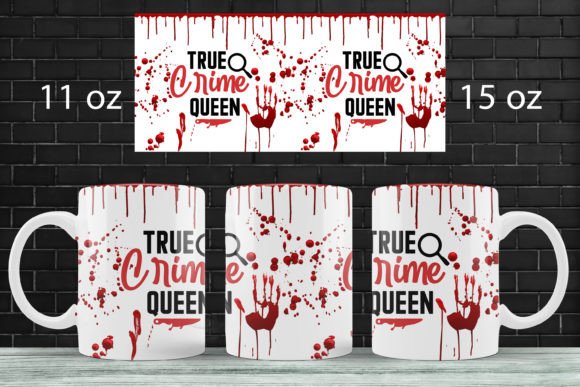 Download True Crime Mug Wrap Sublimation Png 15oz - Sublimation png Collection