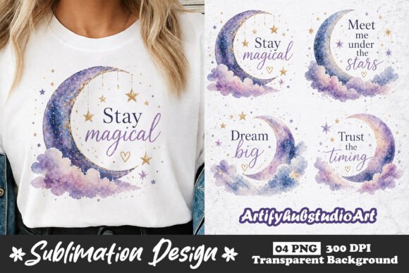 Download Moon Quote Sublimation PNG Designs - Sublimation png designs Collection
