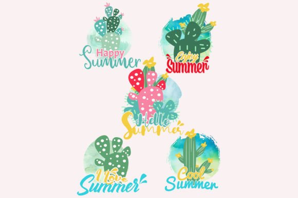 Download Summer Cactus Design Bundle - Cactus design Collection