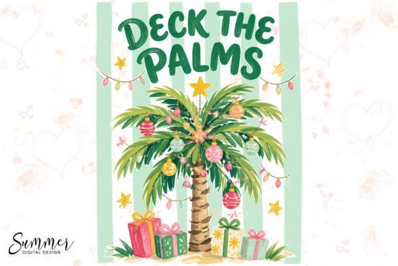 Download Deck the Palms Christmas Sublimation PNG - Sublimation png Collection