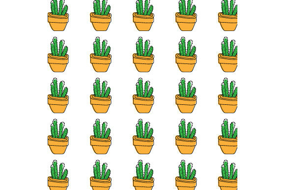 Download Seamless Pattern Cactus Design Template - Premium Resources