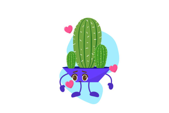 Download Kawaii Cactus Design Cute Romantic - Cactus design Collection